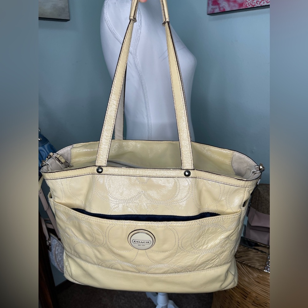 Vintage coach travel bag